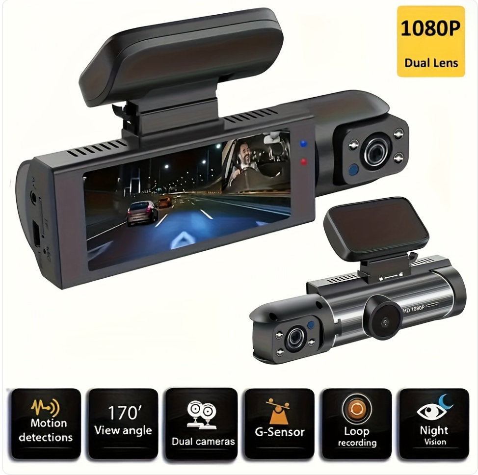 Noble Drive™ Smart Security – Dual Dash Cam