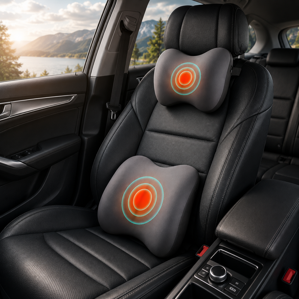 Noble Drive™ Smart Comfort – Car Pillow