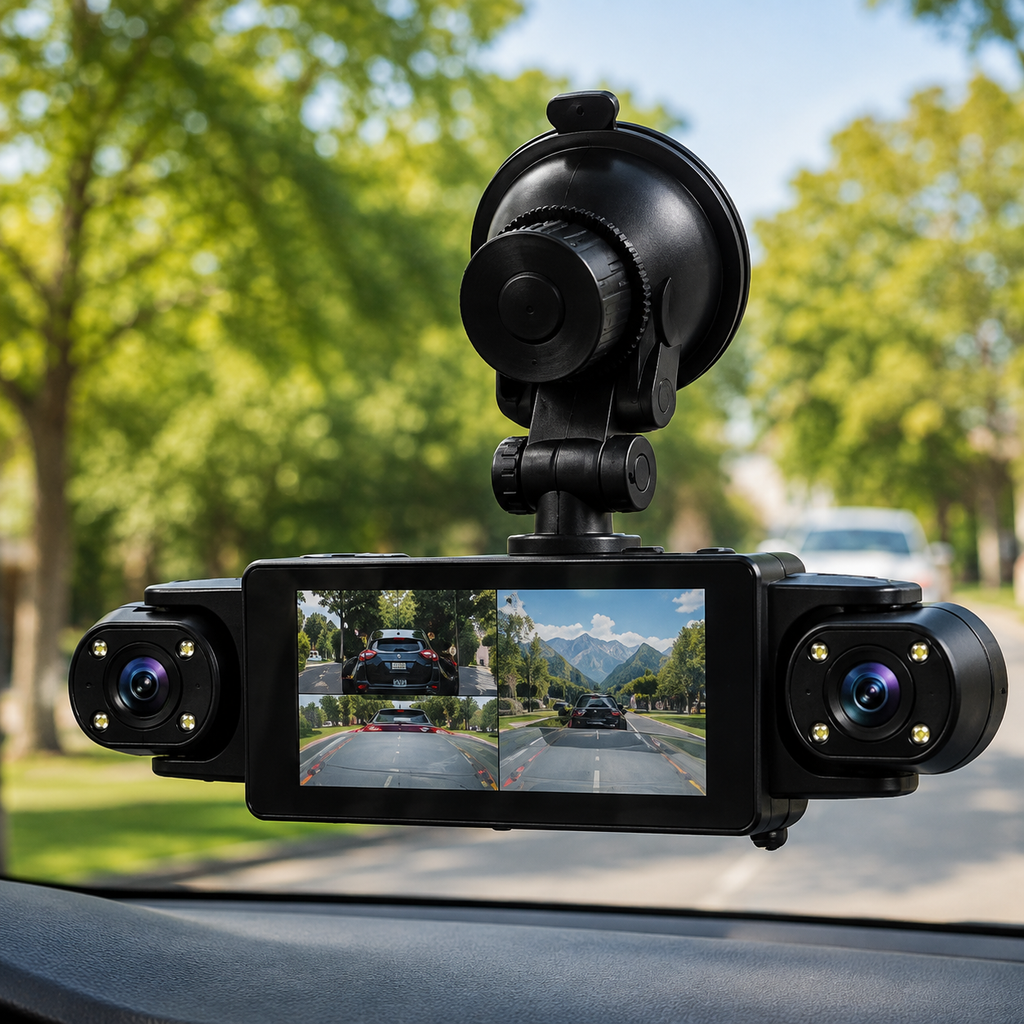 Noble Drive™ Smart Security – Dual Dash Cam