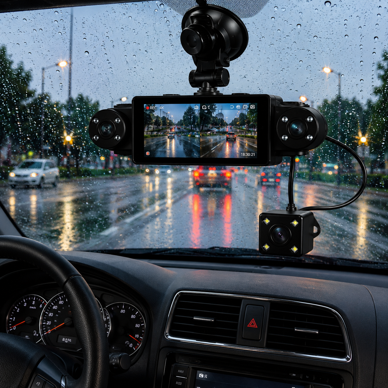 Noble Drive™ Smart Security – Dual Dash Cam