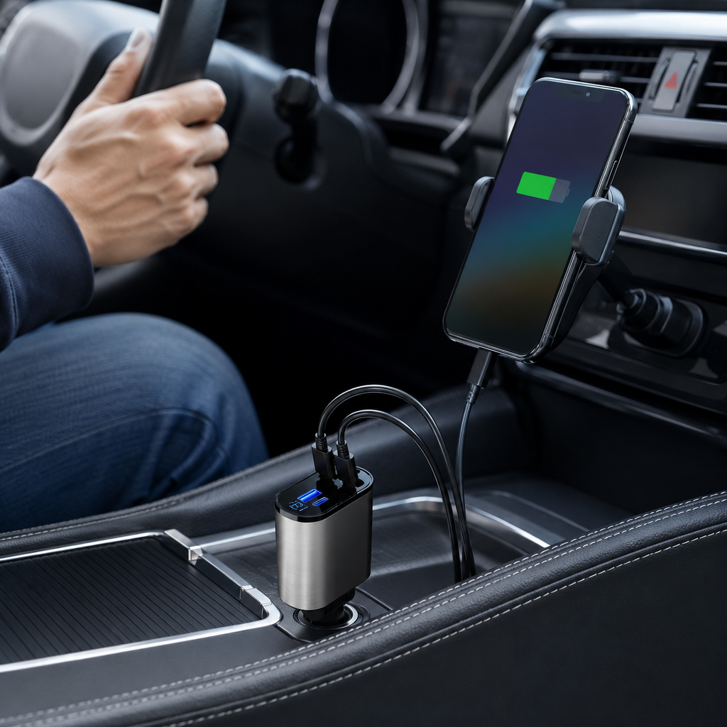 Noble Drive™ Smart Power – USB Car Charger